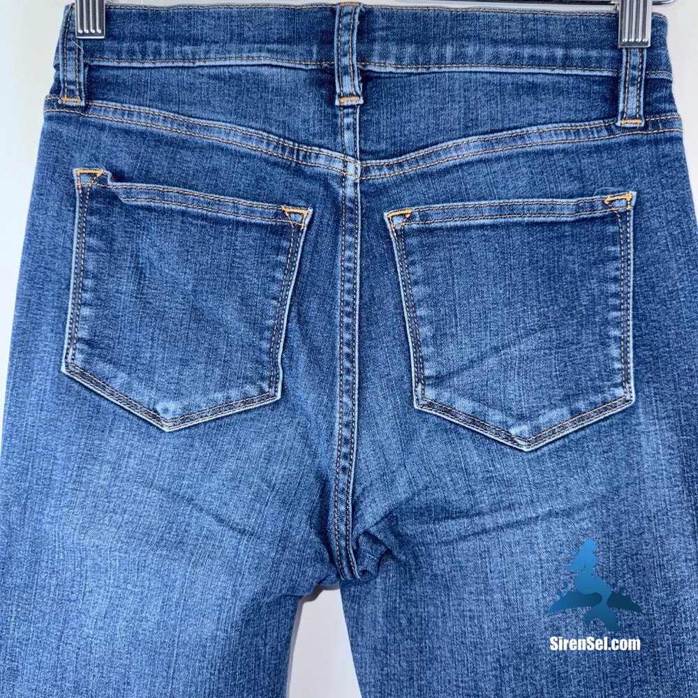 1141 J.Crew Classic High-Rise Skinny Jeans - Size 26 - Blue Medium Wash - Picture 6 of 11